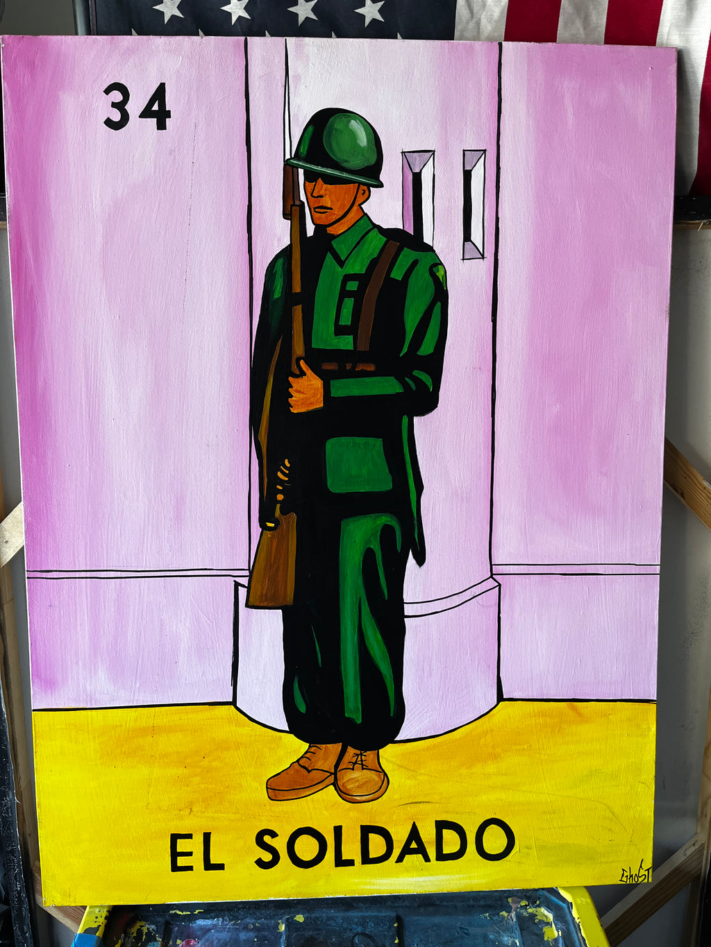 El Soldado painting
