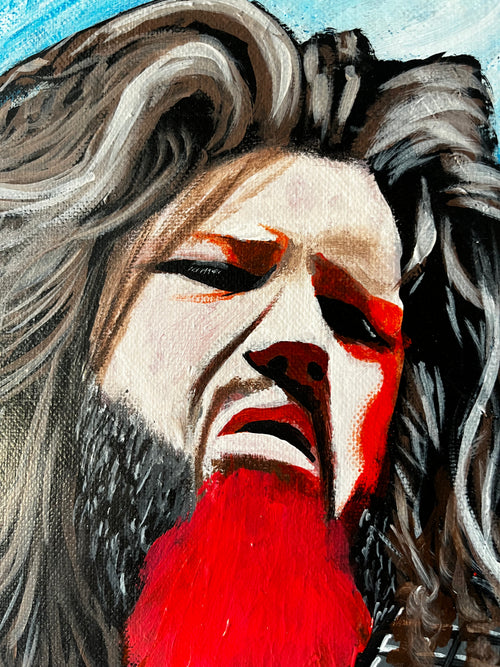 "Dime" acrylic painting