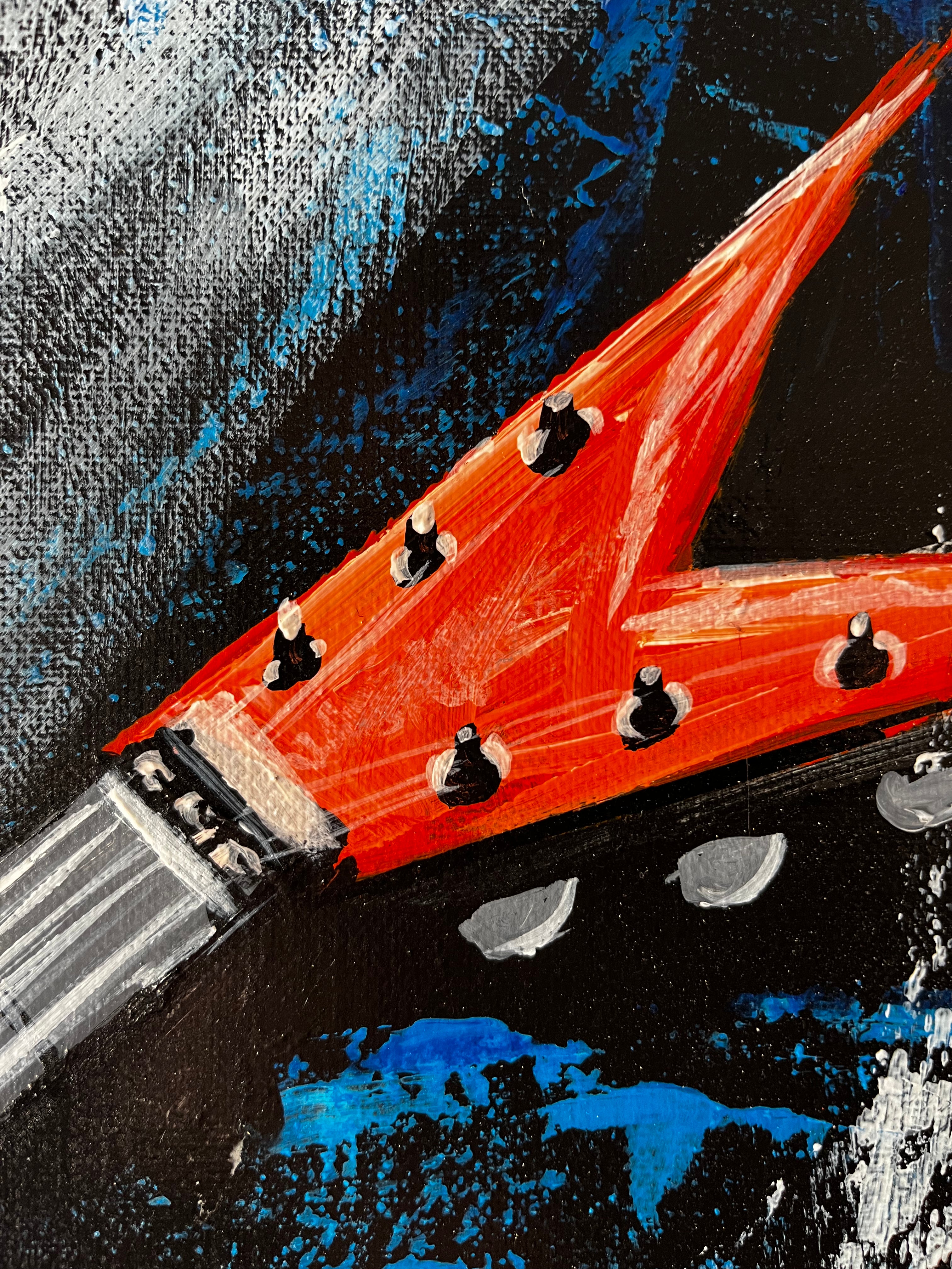 "Dime" acrylic painting
