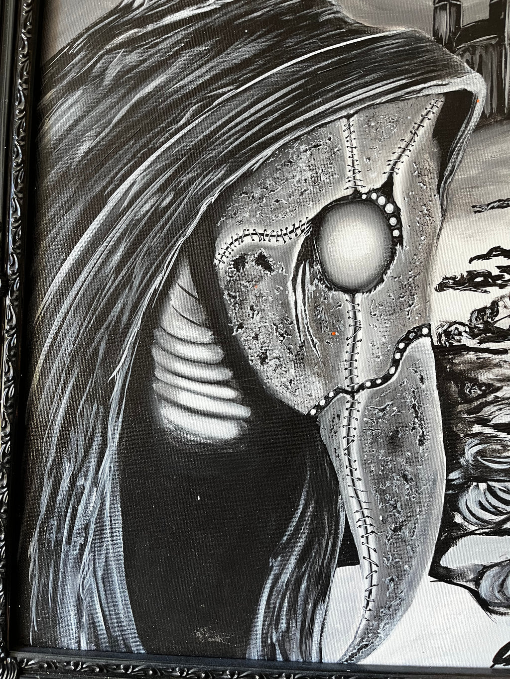plague doctor painting