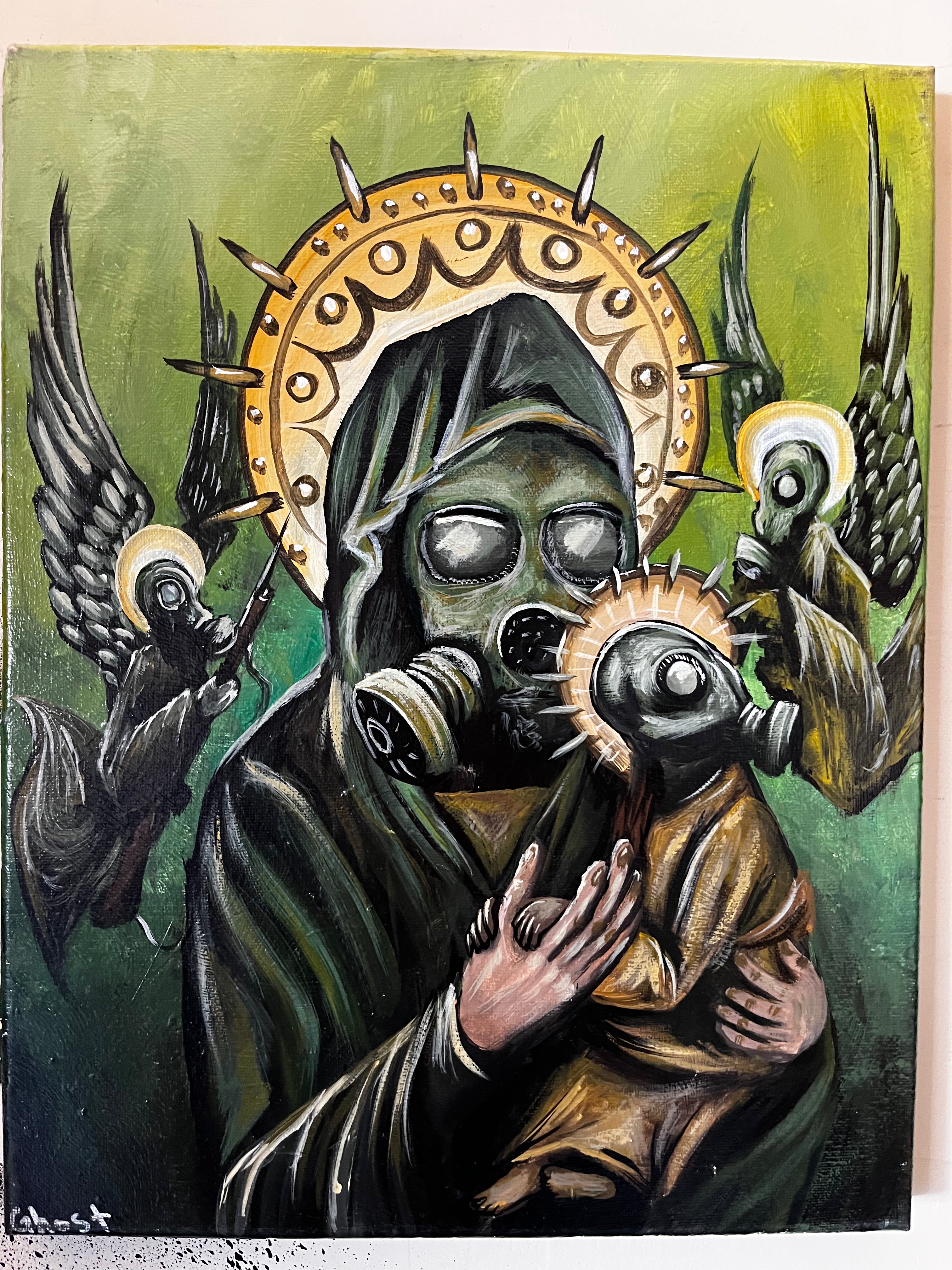 Madonna and Child In a Contaminated Area